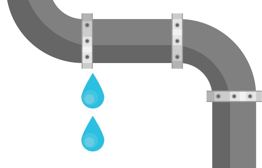 water dripping from pipe